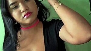 Young neighbor with big tits asks for help around the house