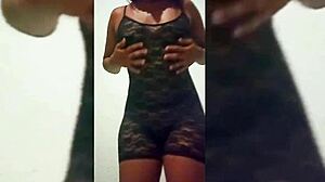 New model more6 tlg poses in lingerie for her first photoshoot