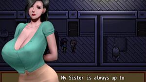 In this hentai game, a milf with big tits watches porn and gets cum on her ass. Zombies retreat part five.