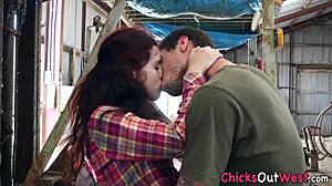 Australian girlfriend gets fucked hard by friend