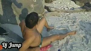 Fucking a horny married woman on the beach?