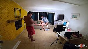 Pamela pantera thought porn acting was easy but gets assfucked by mike hammer and binho ted