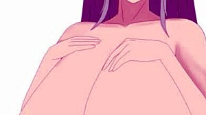 hentai speed painting of big tits asian girl with small waist