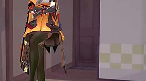 Chiori Blowjob in Genshin Impact Fantasy