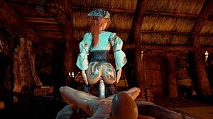 Took her ass by storm in wild 3D animation hentai