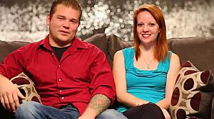 in their reality show, the redhead couple decides to add a third for oral fun