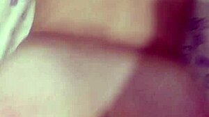 Feeling the intense pleasure as she bends over for passionate doggystyle with her big ass