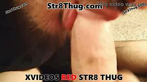 gay landlord sucks our cum in domination