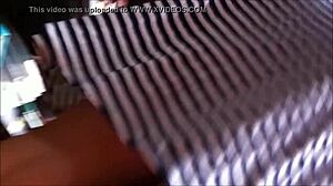 LOOK AT THAT PREGNANT LATINA UPSKIRT!