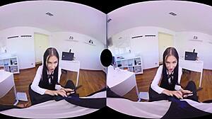 Hey, Check Out This Virtual Secretary In 3D From Virtualrealporn Com