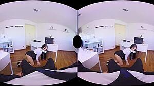 Hey, Check Out This Virtual Secretary In 3D From Virtualrealporn Com