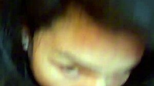 Latina Gags on Big Cock in Rough Deepthroat