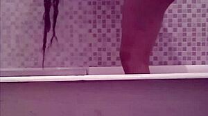 Spying on Step-Sister While Bathing