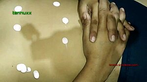 desi bhabhi joins a wild group session with friends for intense banging.