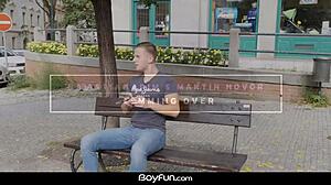 texting booty call turns into bareback gay fucking session