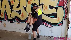 Student Teen 18+ Fucked By Police - Magic Javi & Paola Hard In European Amateur Action