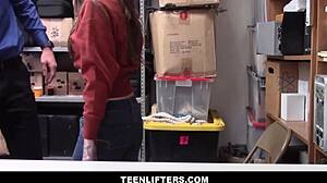 Will Skinny Teen Kenzi Ryans Strip and Fuck Officer to Avoid Arrest?