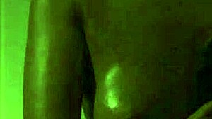 Japanese amateur bent over in doggystyle, sucking and getting oiled pussy fucked