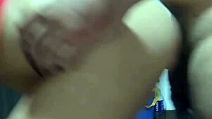 this sexy babysitter is screaming with pleasure in the house