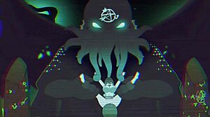 I'm stunned, Ella got slammed by Kathulu at Halloween with insane anal action!