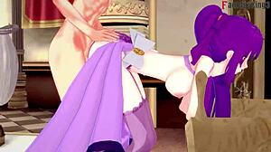 Scáthach-Skadi gets fucked hard on the throne