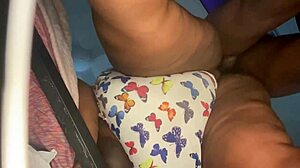 Ebony Babe Takes Huge Black Cock in Doggy Style