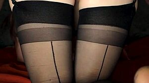 Slutty Girl In Stockings Takes Cock In Her Ass For Anal Creampie Cumshot