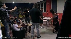 Spanish Babe Endures Anal Fucking In Public Disgrace