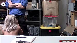 teen babe fucks officer to get free in office lingerie riding reality amateurs