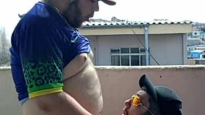 Tbt comendo o novinho na laje com todo mundo da quebrada vendo - me chame para sua laje feat dorn tags cruising ao ar livre quintal!