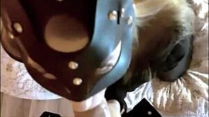 Blonde with small 18+ breasts sucks big dick.