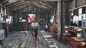 Fallout 4 Character Relaxing at Home