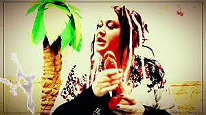 Goddess Lana Sucks Cock With Ring In POV