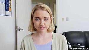 Blonde Teen Sucks Black Cock In Audition