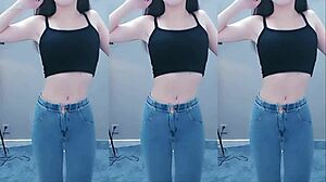 Is the Chinese Girl's Dancing Vibrator Making Her Pussy Horny?