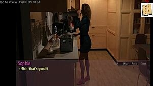 A wife and stepmother 42 play a game together