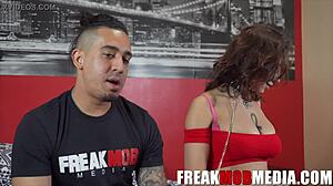 marilyn mansion and bruno dickemz backstage interview!