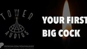 your first time with a big cock, listen to this erotic audio with dirty talk 😏