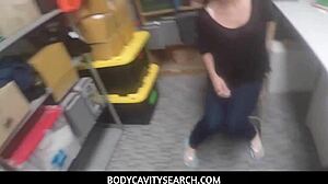 BodyCavitySearch - Hot Thief Penelope Reed Strikes Deal with Security Officer