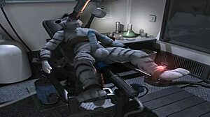 Horse compilation gets fucked by machine in furry gay scene