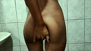 latina woman performs dance for boss at home