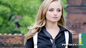 Private Com - Petite 18+ Lady Bug Gags On Cock In Sucking Anal Doggystyle