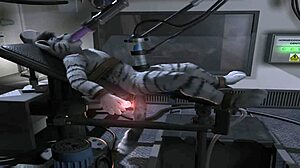 Horse compilation gets fucked by machine in furry gay scene