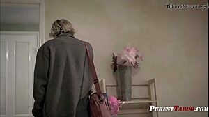 Brother comforts sister in anal