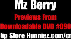 Mz Berry Dances Nude, Feeling the Passion in Her Thick Body
