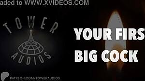 your first time with a big cock, listen to this erotic audio with dirty talk 😏