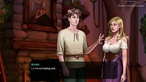 Boriss Cock Hardens Seeing Myrtle's Big Boobs in Lingerie?