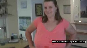 Hey, wanna see how this chubby BBW secretary handles my cock in homemade office sex?