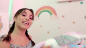 cute latina mickey violet fucks charles dera at home