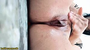 Coño lechozo Kaithsaumeth explodes hard with intense Asian ass play